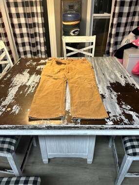 Carhartt Men's Relaxed Fit Duck Canvas Carpenter Work Pants 36x32